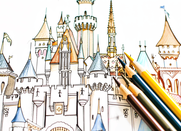 milkychoco04_a_coloured_pencil_that_is_next_to_a_castle_colouri_e5aad9ec-c299-436a-87ef-d0cd37488da6