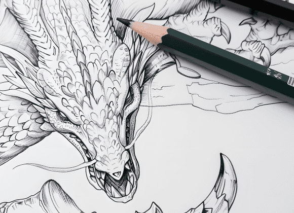 milkychoco04_a_coloured_pencil_that_is_next_to_a_magical_dragon_d4db7f33-2966-42bf-8798-69aa0ded1ddd