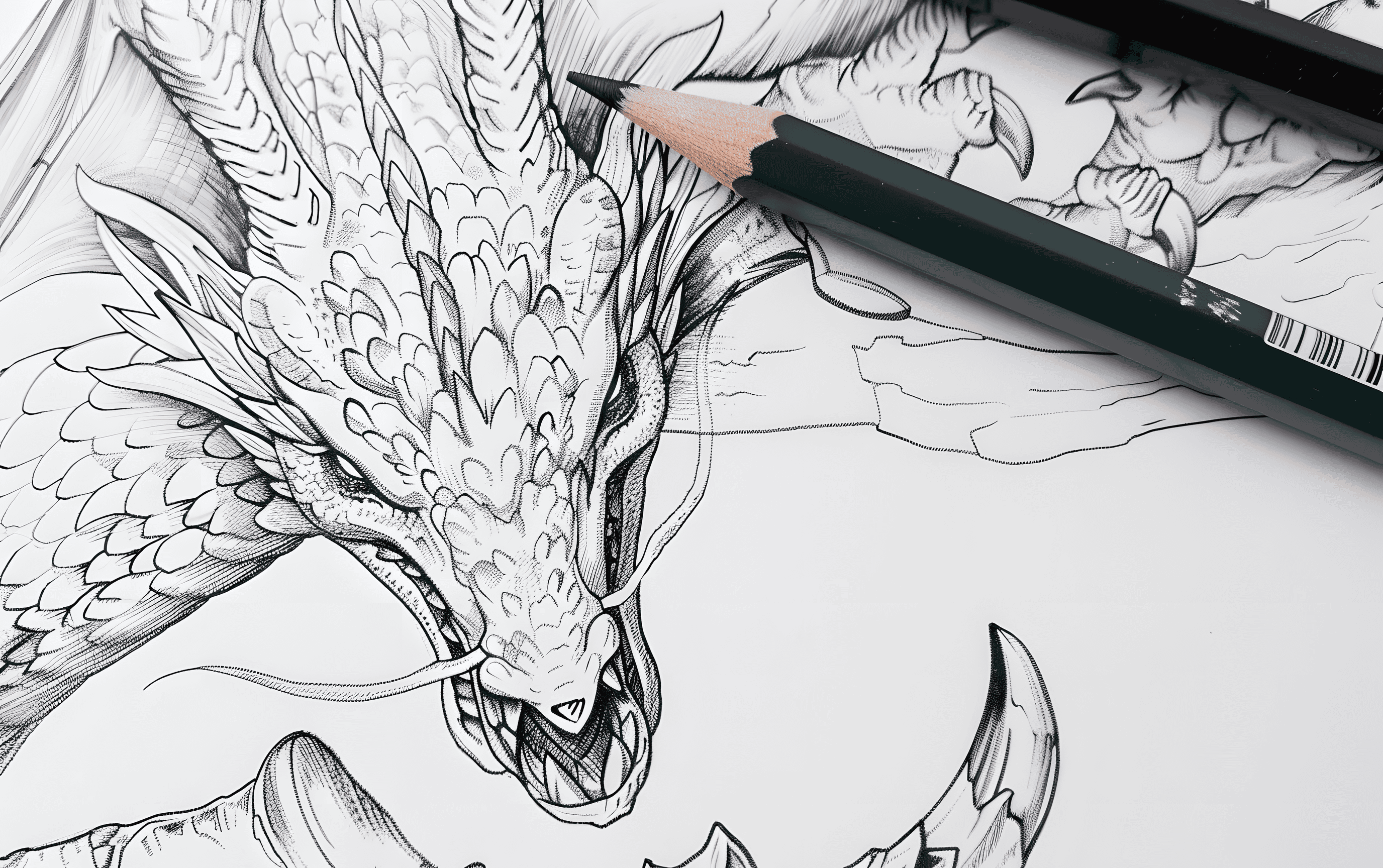 25 Majestic Dragon Coloring Pages for Fantasy Enthusiasts