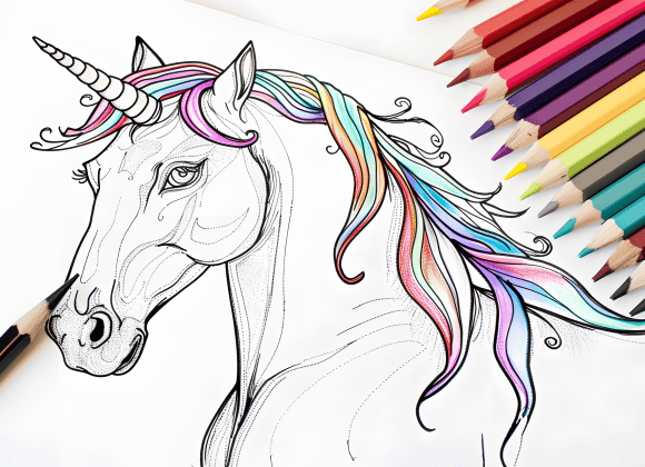 milkychoco04_a_coloured_pencil_that_is_next_to_a_majestic_unico_8829ba1e-6d07-4c73-b98c-617c6bf98b99