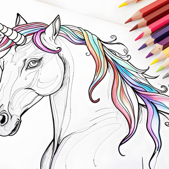 milkychoco04_a_coloured_pencil_that_is_next_to_a_majestic_unico_8829ba1e-6d07-4c73-b98c-617c6bf98b99