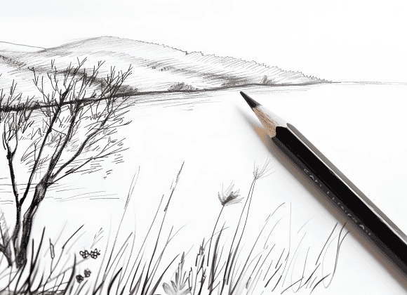 milkychoco04_a_coloured_pencil_that_is_next_to_a_serene_lakesid_06c3a7f8-9a0b-40c3-8c20-12d7b72b928e