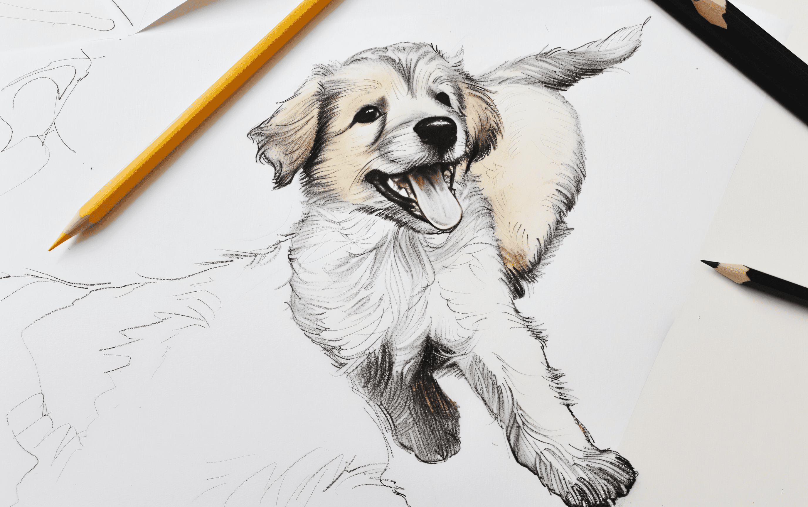 20 Playful Puppy Sketches to Melt Your Heart
