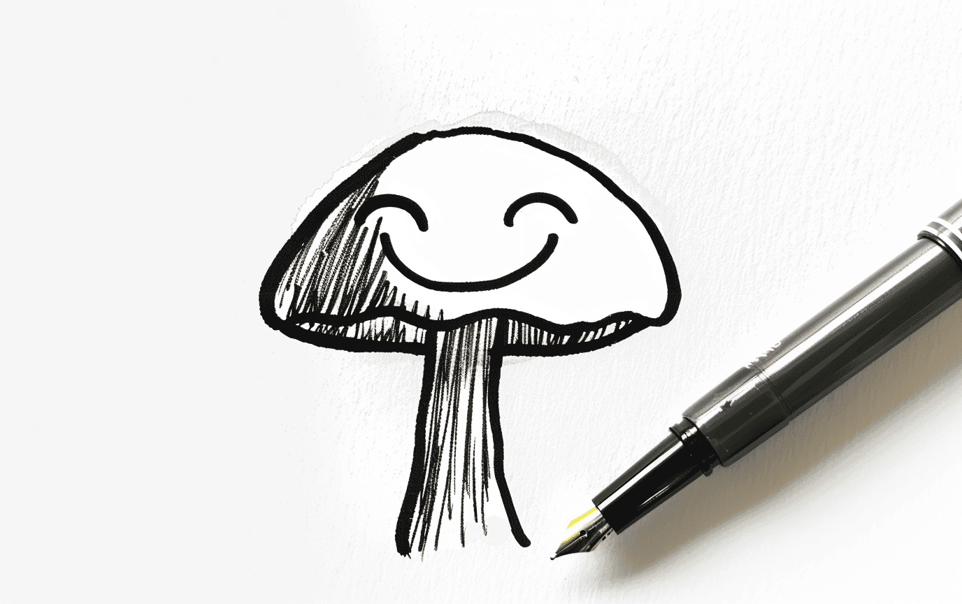30 Mushroom Doodle Ideas for Your Sketchbook