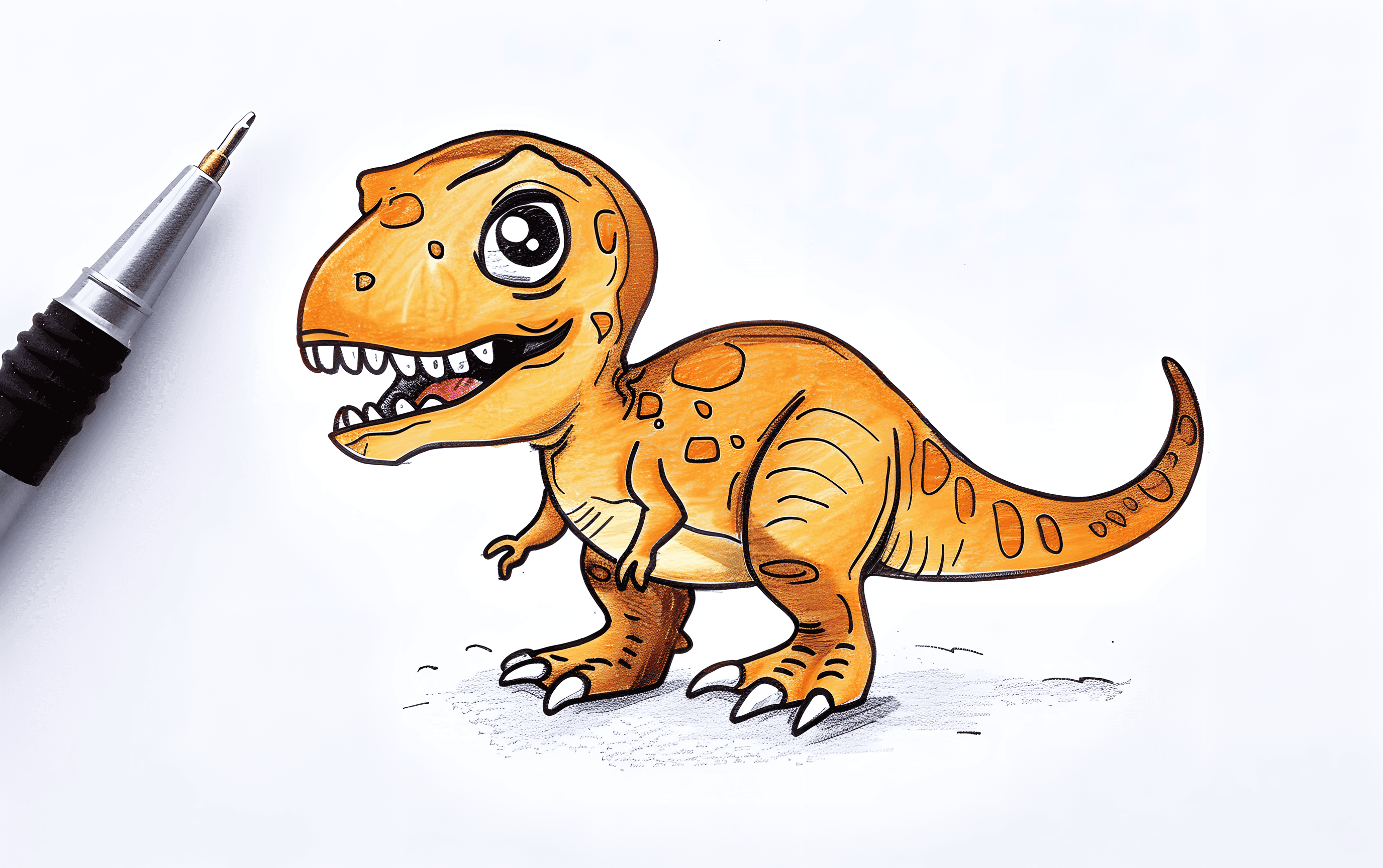 35 Adorable Baby Dinosaur Drawing Ideas for Kids