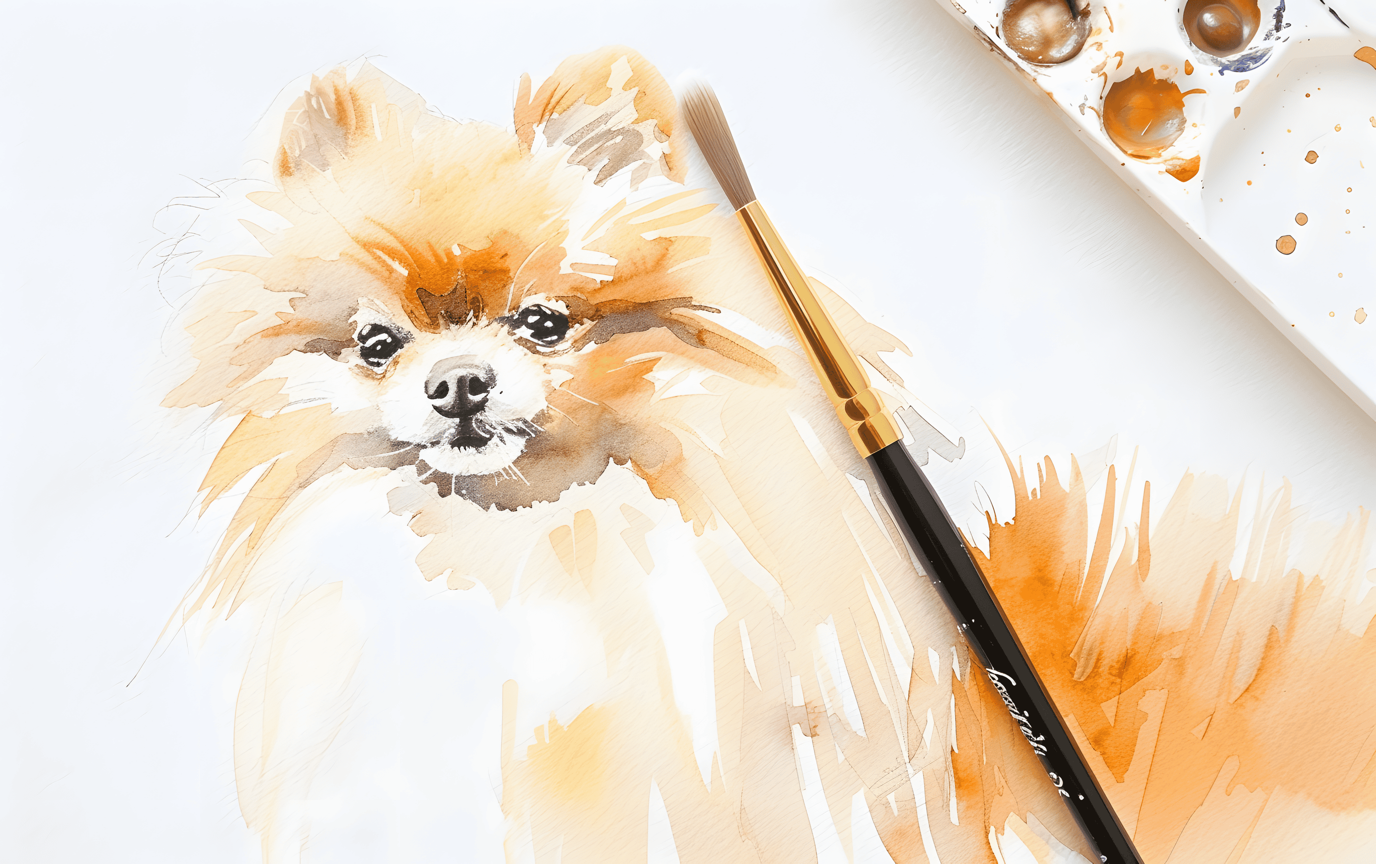 25 Dog Watercolor Painting Ideas