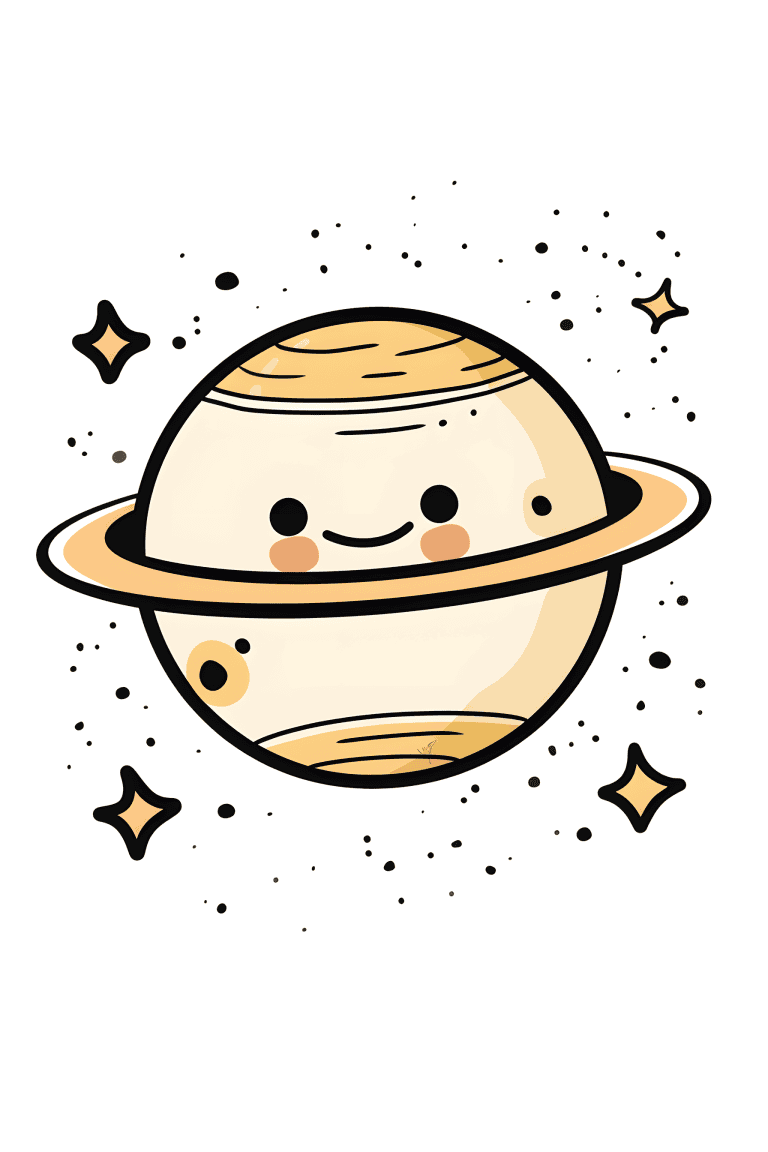 Planet Surrounded By Stars