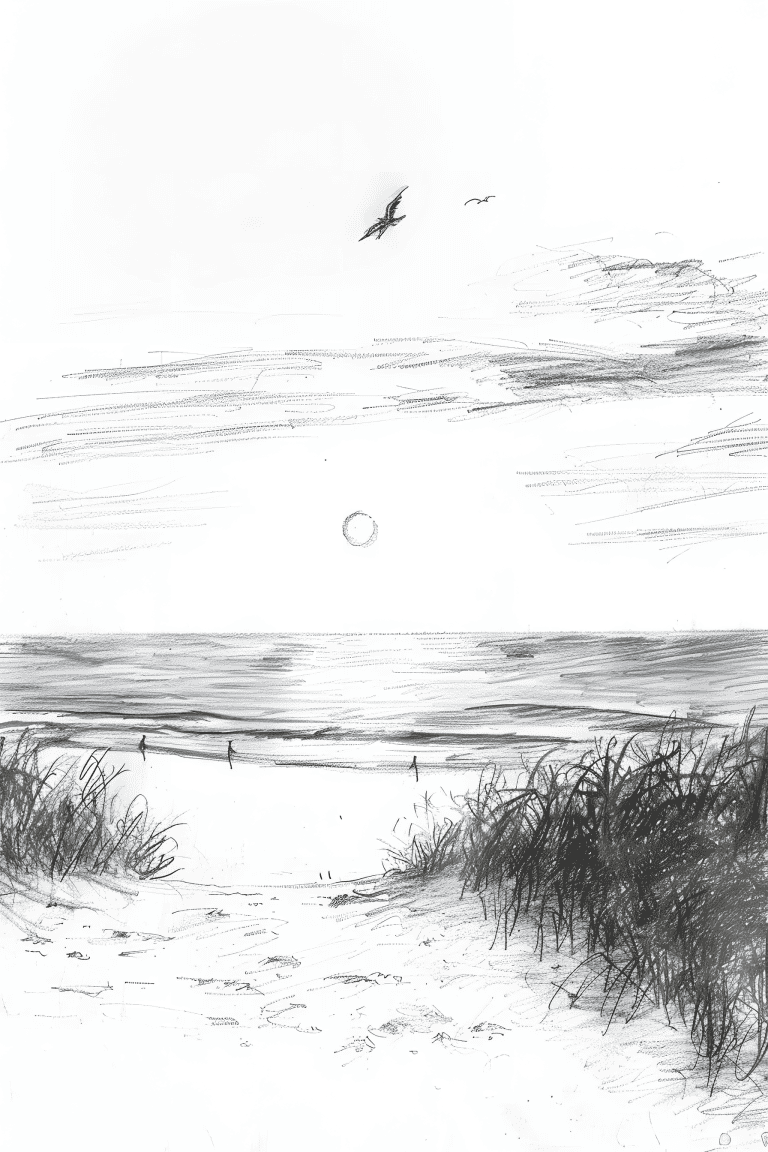 Beach At Sunrise