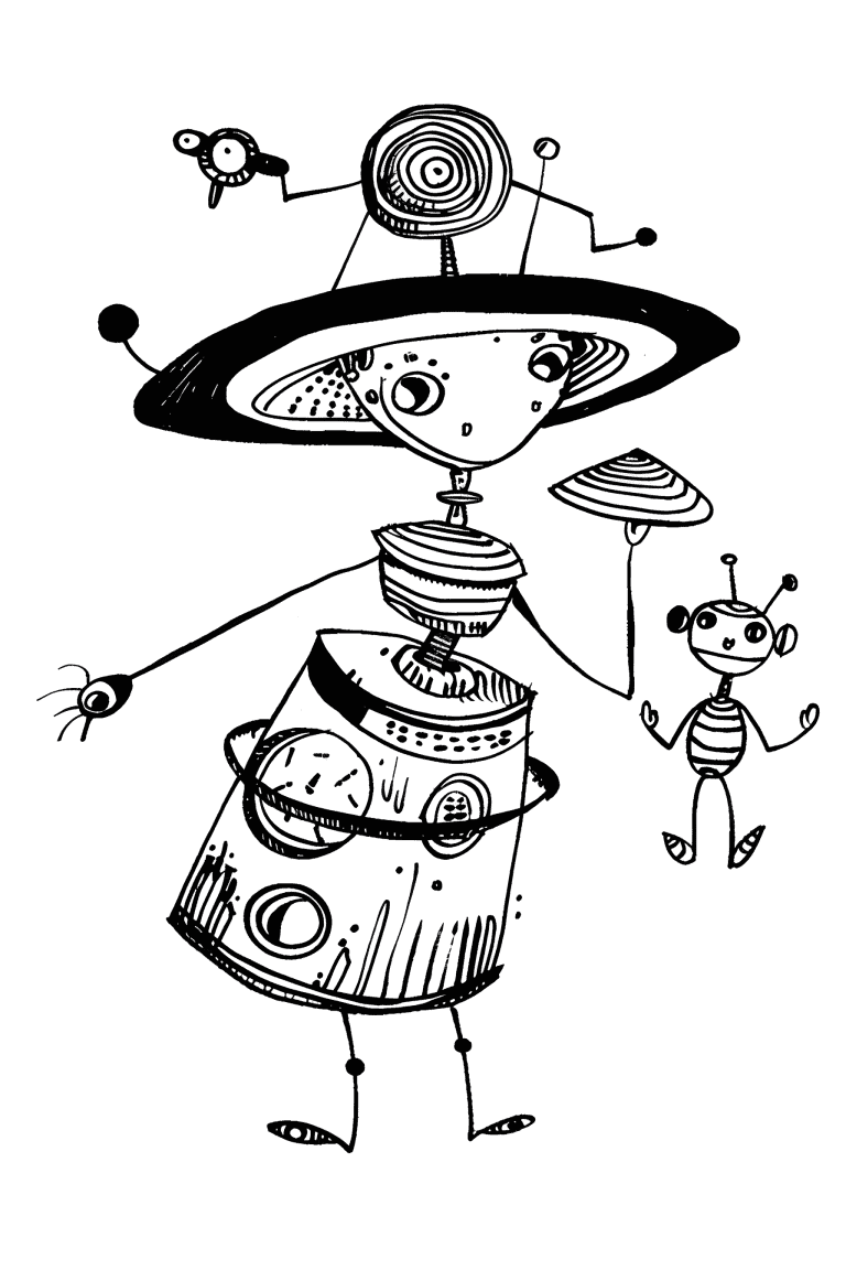 Mother And Child Robot