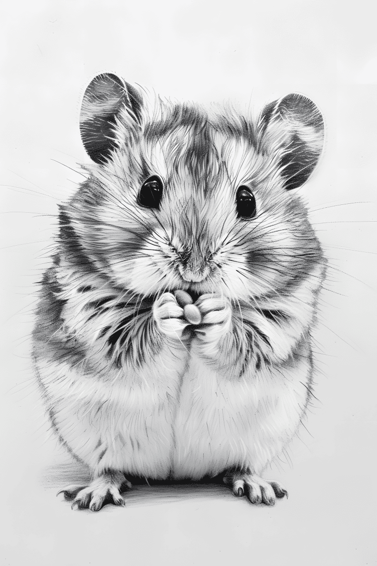 Hamster Stuffing It’s Cheeks