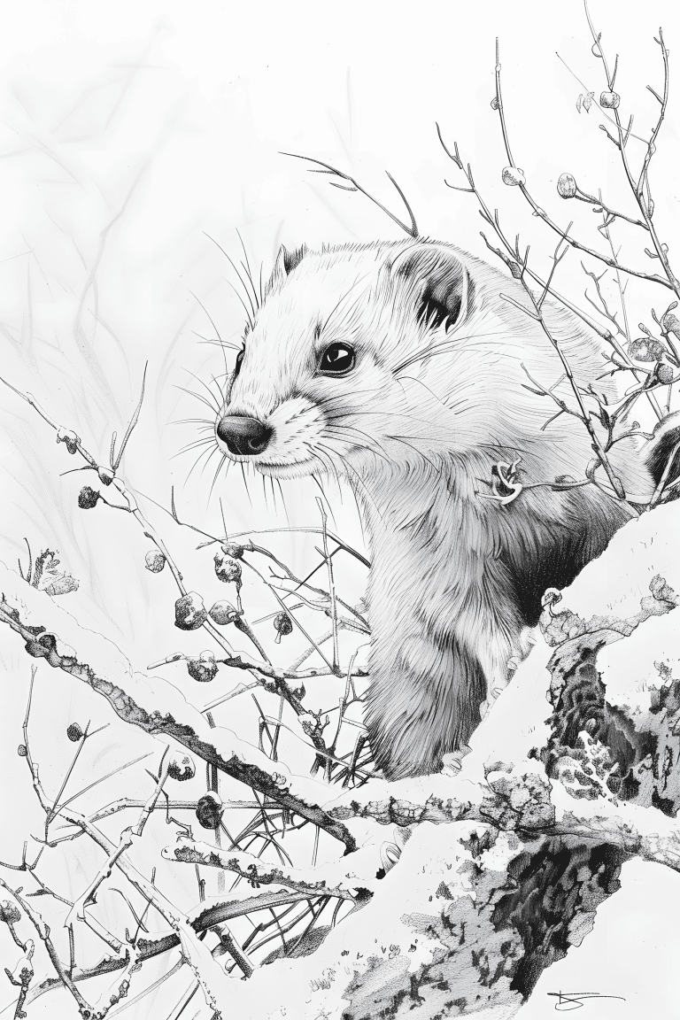 Stoat On A Lookout