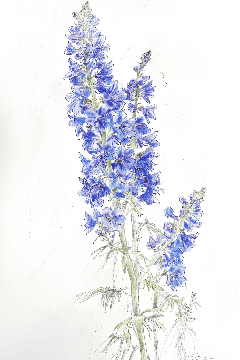 Blue Delphinium