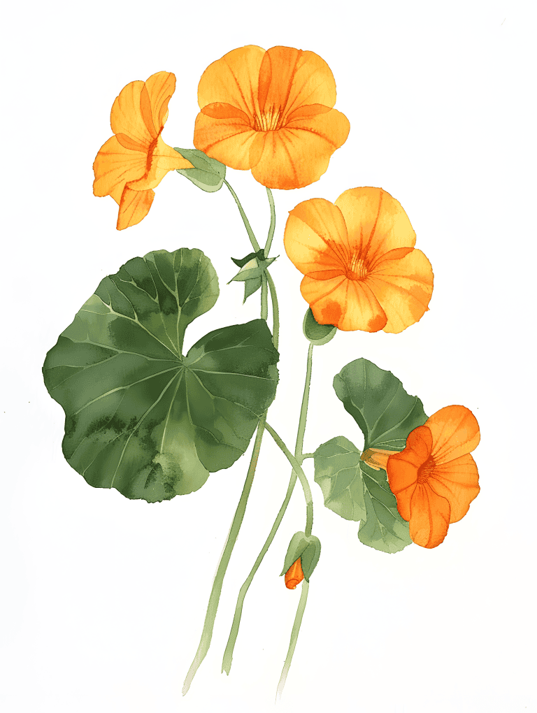 Orange Nasturtium