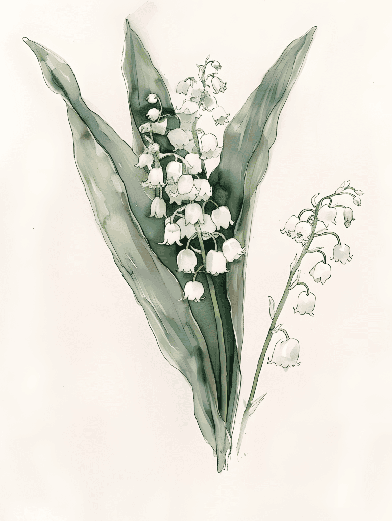 White Lily Of The Valley