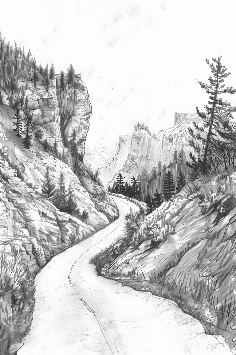 Winding Mountain Road