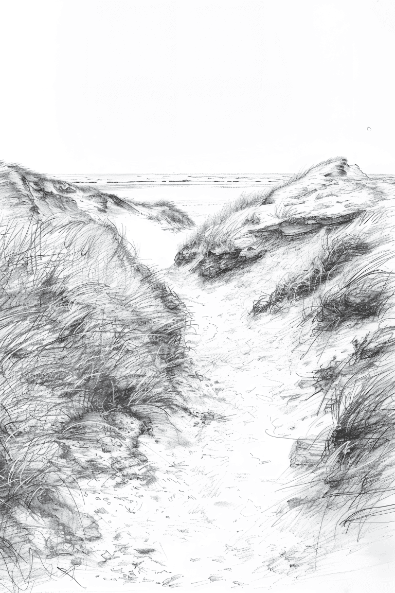Windswept Beach Path