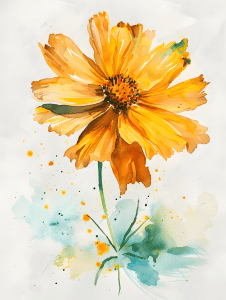 Watercolor Flower Painting