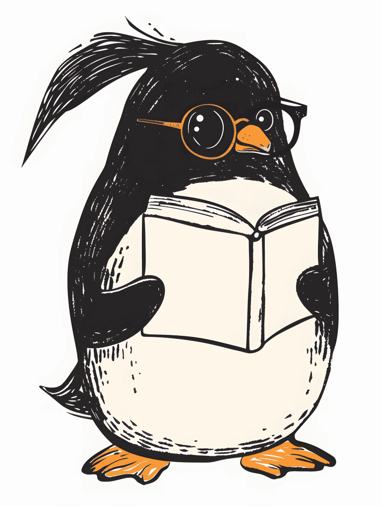 Bookworm Penguin