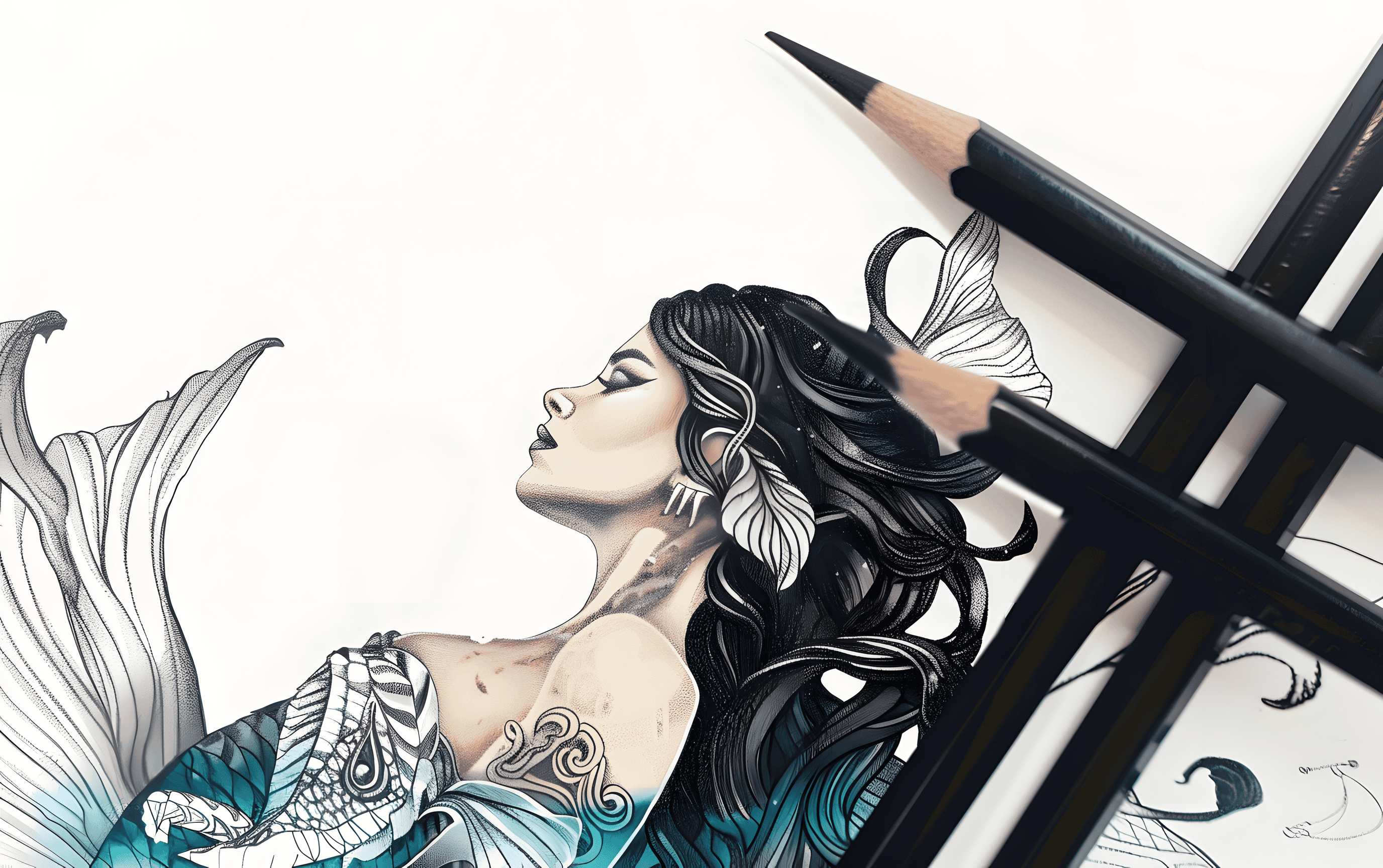 25 Enchanting Mermaid Drawing Ideas for Ocean Lovers