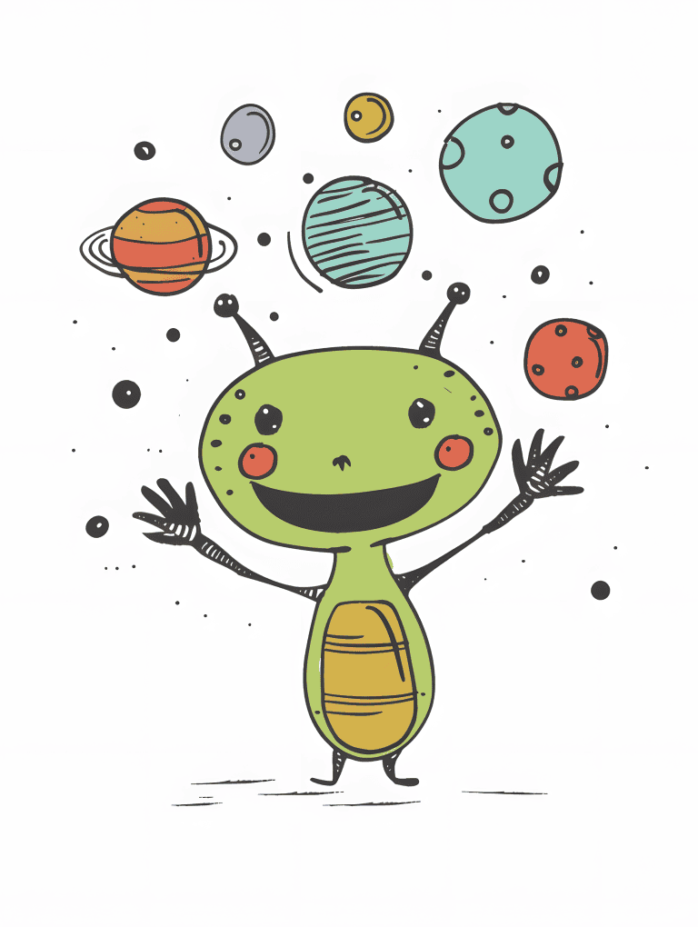 Alien Juggling Planets