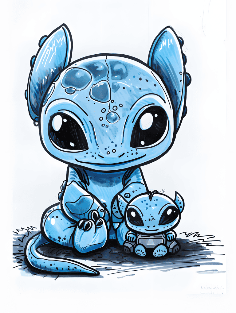 Mother And Child Alien