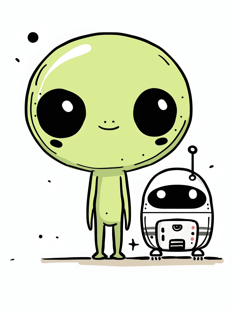 30 Fun and Easy Alien Doodle Ideas for Sci-Fi Fans - Brighter Craft