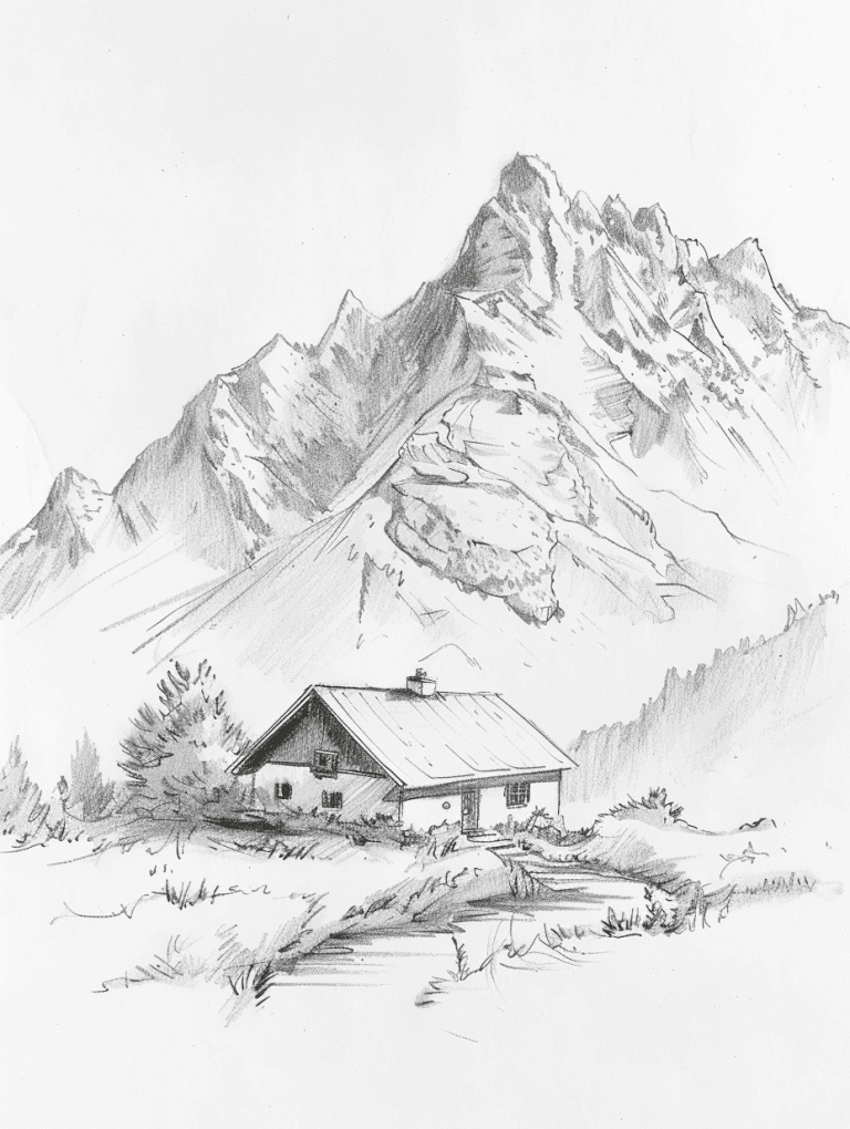 Cottage At The Foot Of The Mountain