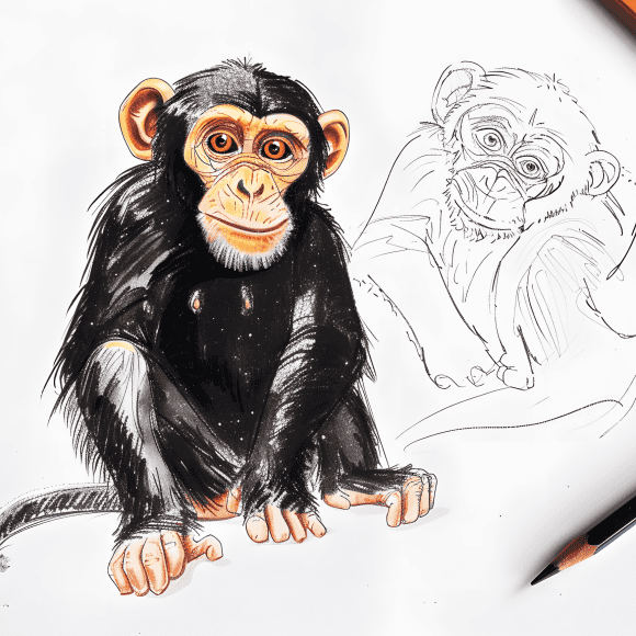 milkychoco04_a_coloured_pencil_that_is_next_to_a_funny_monkey_s_7e57cef5-432d-4b42-9757-6f8c24ef9392
