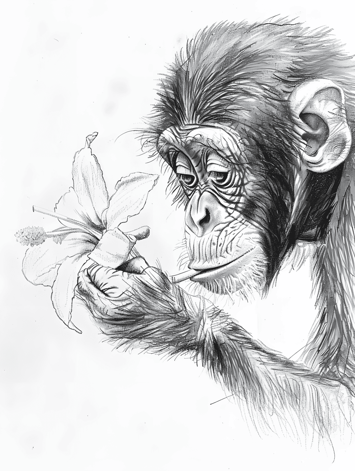 25 Playful Monkey Sketches for Jungle-Themed Art Projects - Brighter ...