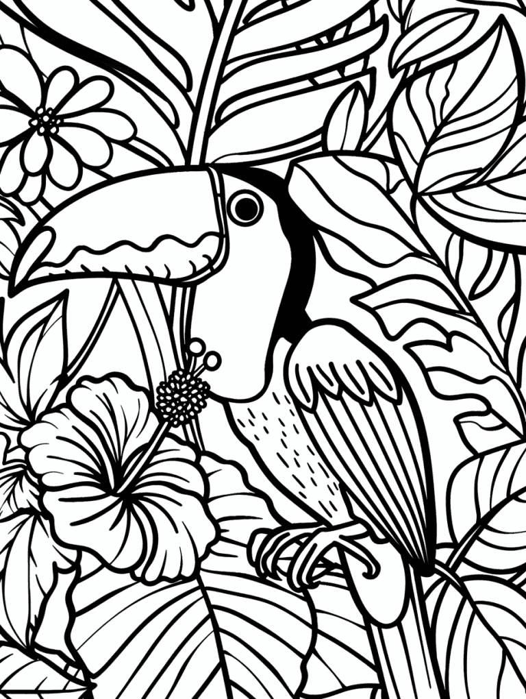 Toucan Surrounded By Foliage