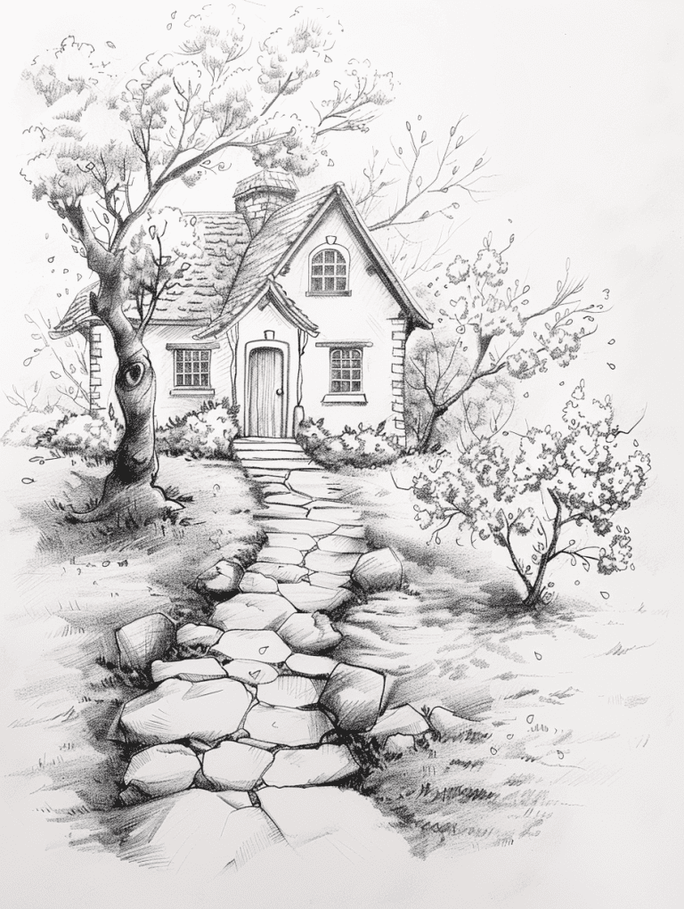 Cottage With Stonepath