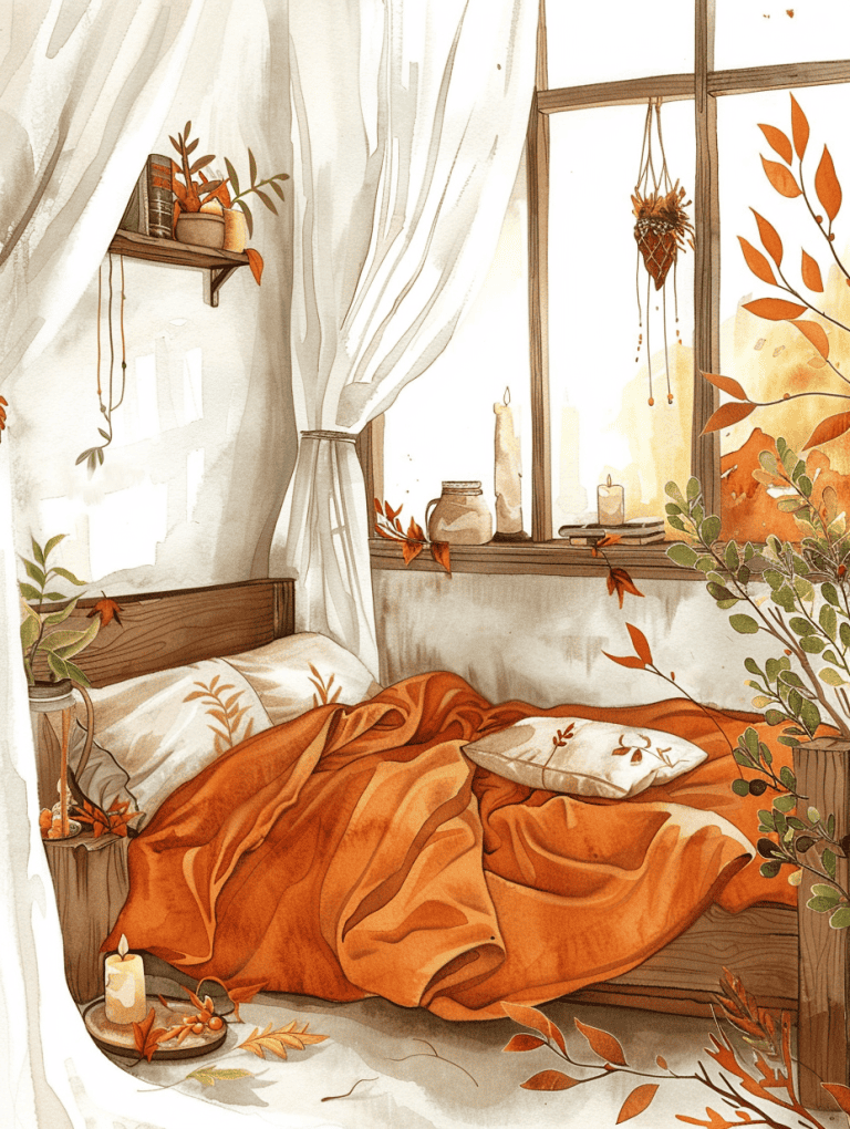 Scandinavian Inspired Bedroom