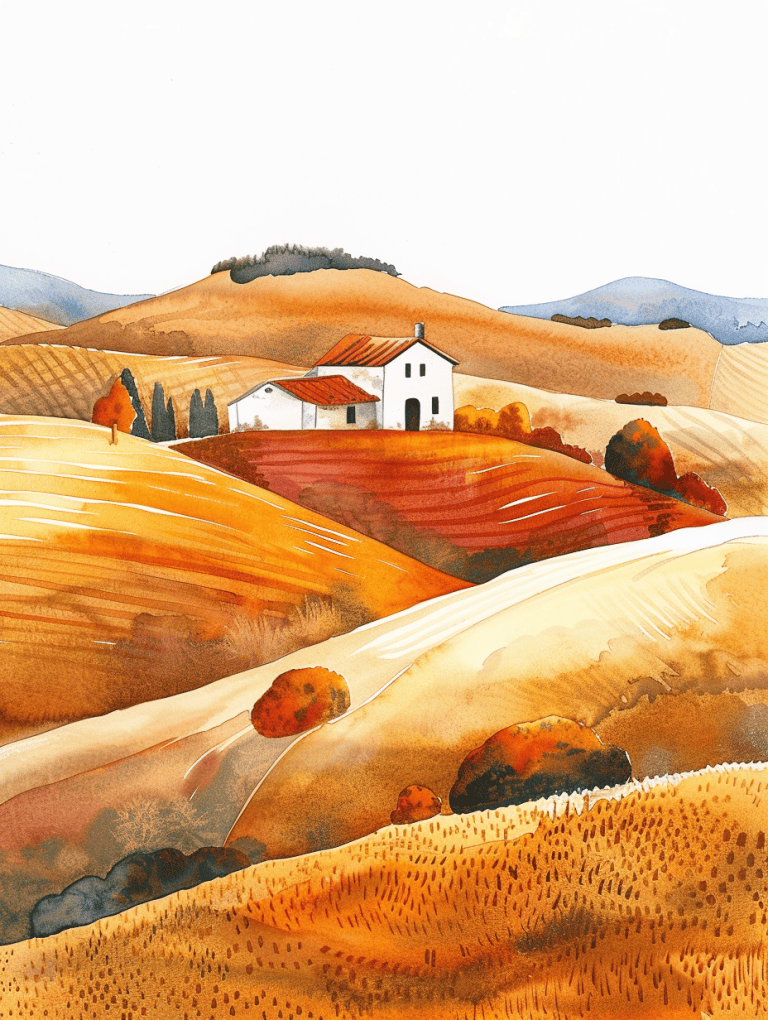 Peaceful Rural Scene