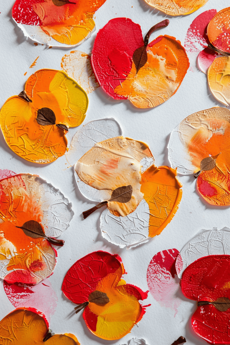 Apple Stamp Art