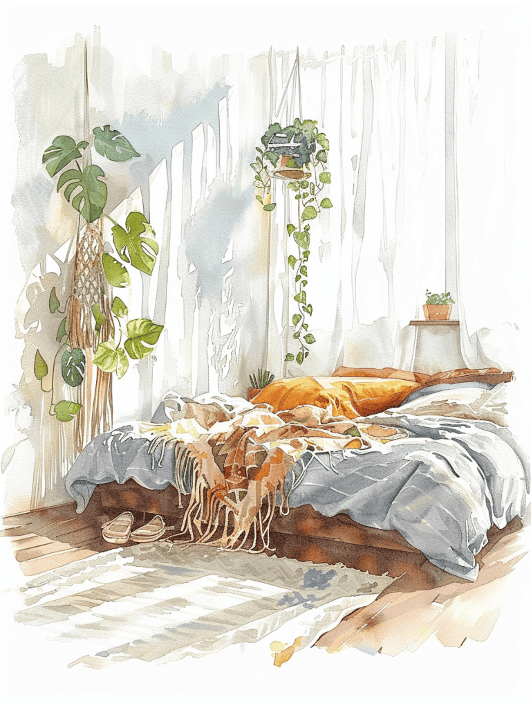 Bohemian Style Bedroom