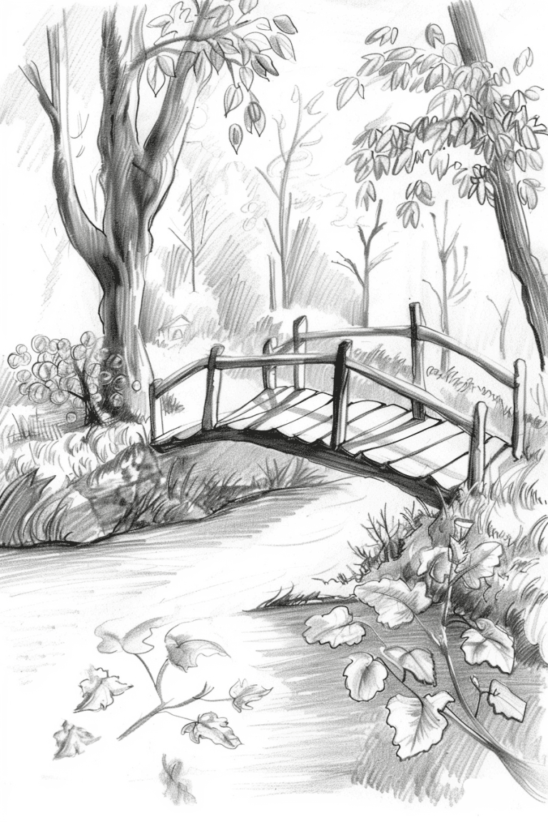 Bridge Over A Stream