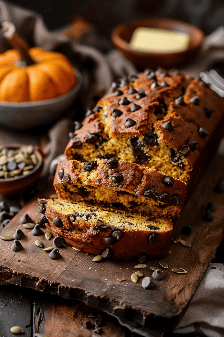 Chocolate Chip Pumpkin Bread