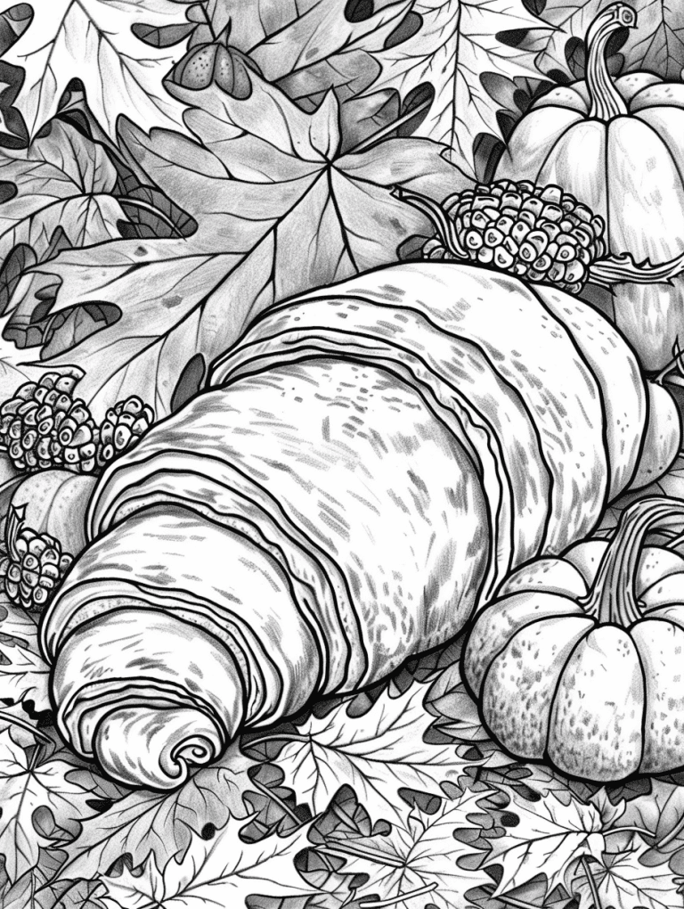 Croissant Filled With Pumpkin Butter