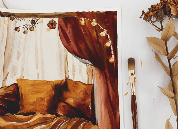 emthehuman1_a_paintbrush_next_to_a_painting_of_a_bedroom_featur_442343ef-f9a0-4621-ac37-8cdb9d6aa7ac