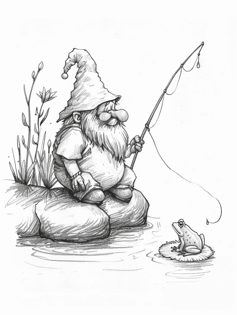 Gnome Fishing