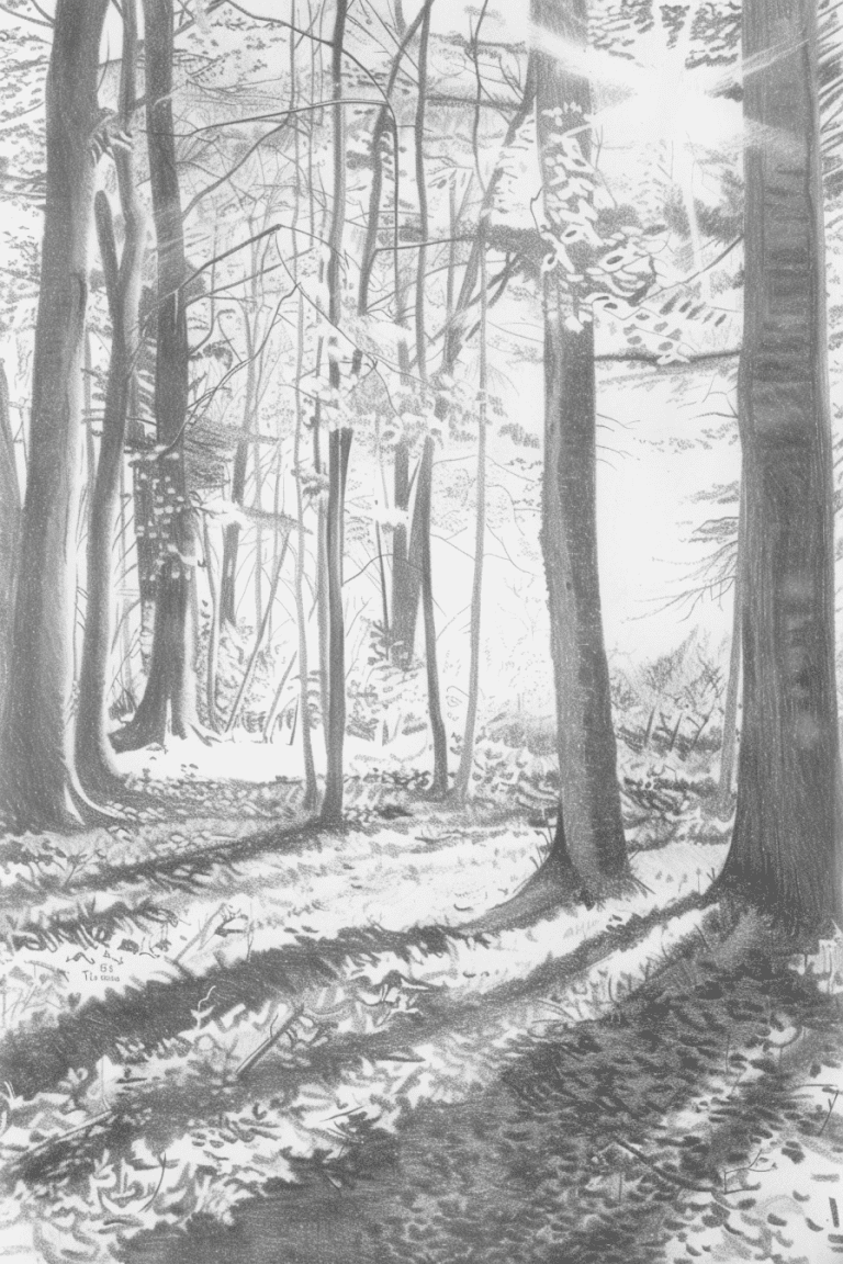 Forest At Dusk