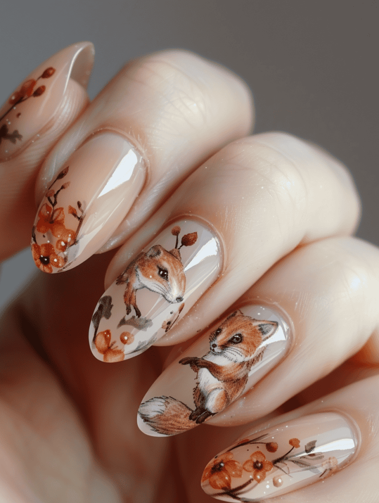 Hand painted Inspired Woodland Animals