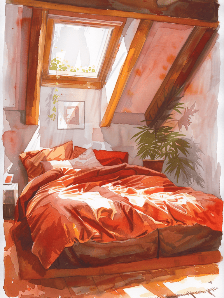 Loft Style Bedroom