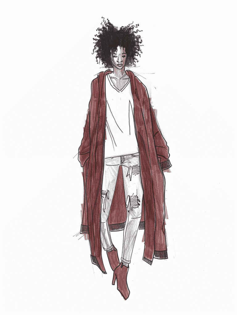 Long Knit Duster Cardigan