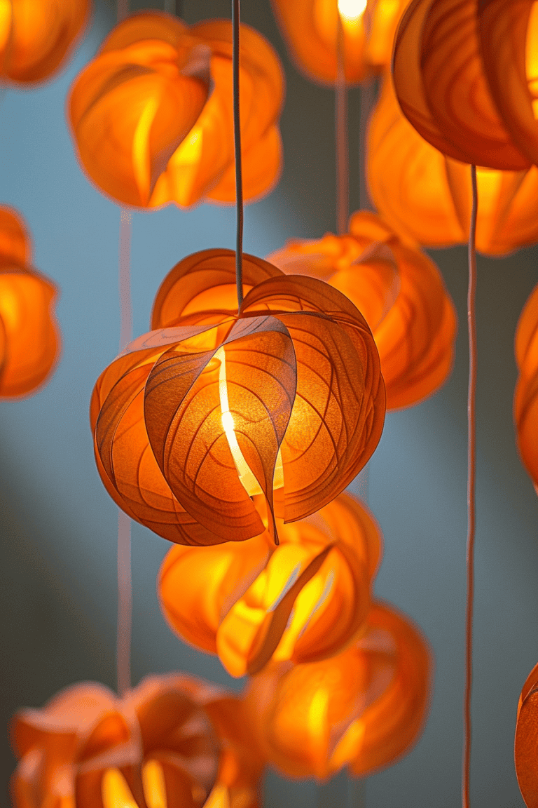 Pumpkin Paper Lanterns