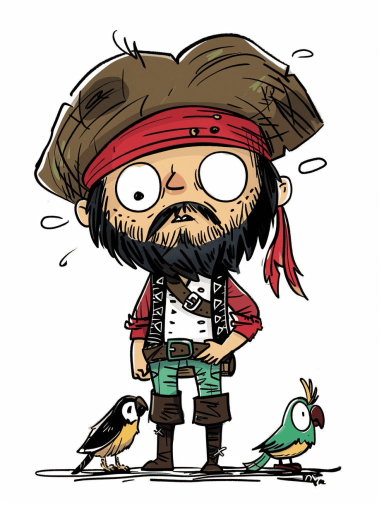 Pirate Wearing Spectacles