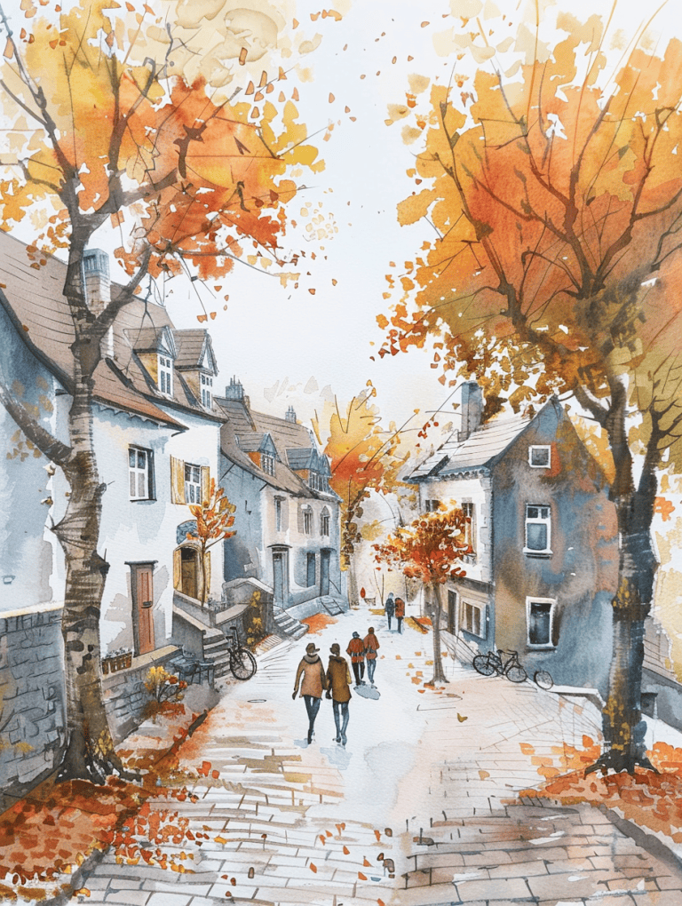Quaint Village Square