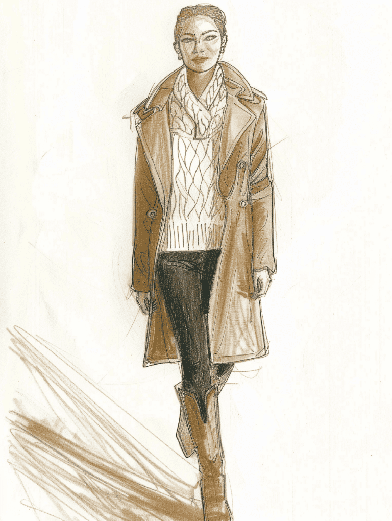 Camel Colored Trench Coat