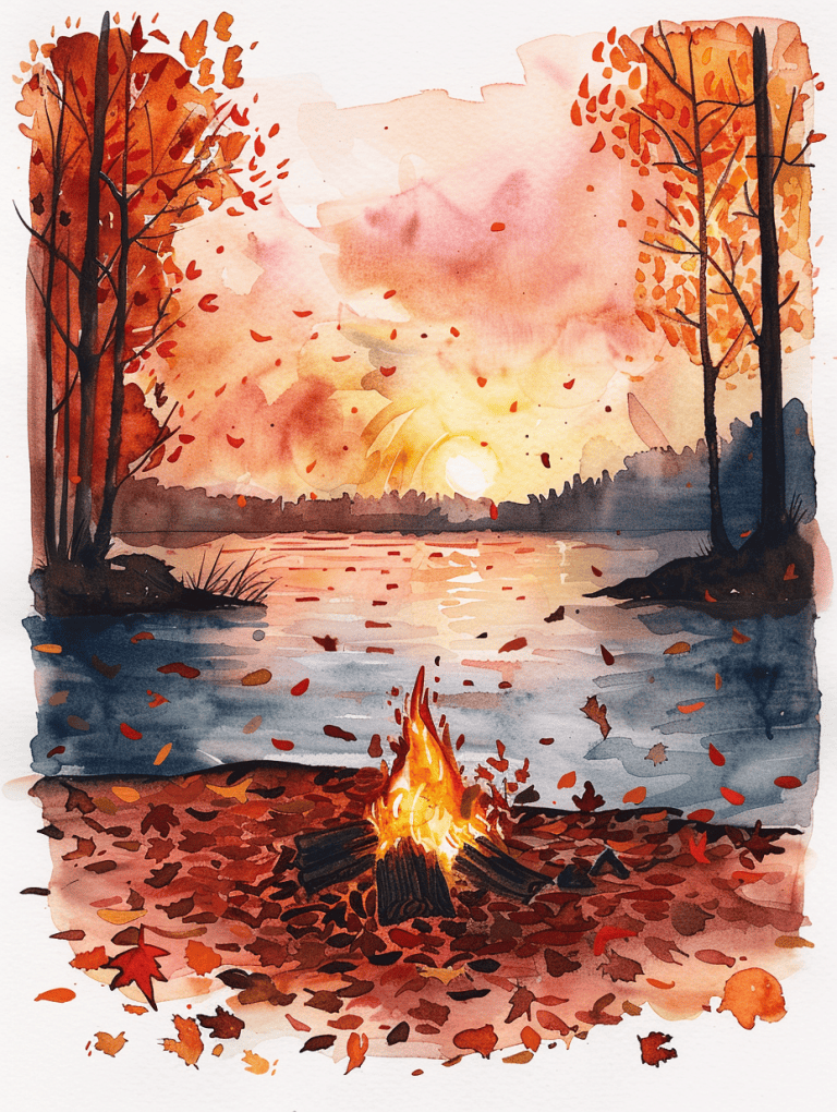 Evening Bonfire