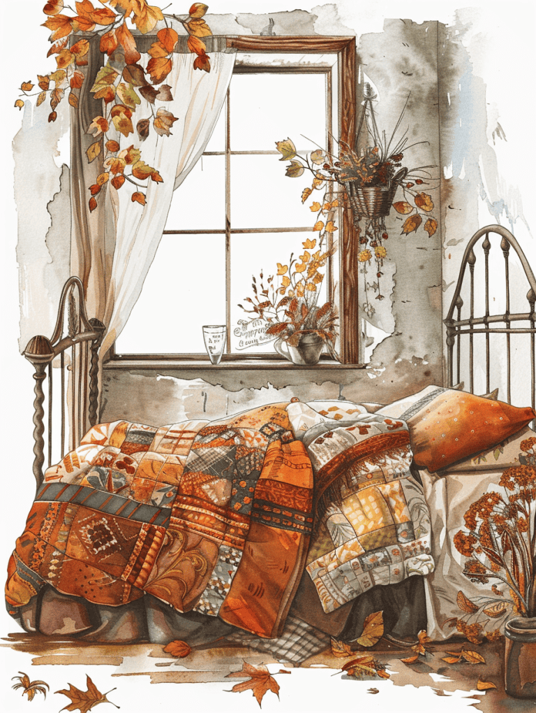 Vintage Style Bedroom